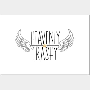 Heavenly Trashy Mood Sticker Posters and Art